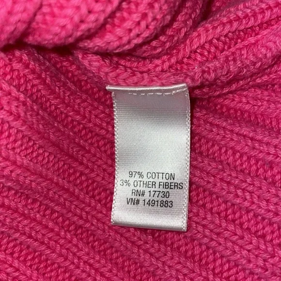 Isaac Mizrahi Vibrant Pink Knit Sweater. Size Small. - Picture 4 of 4